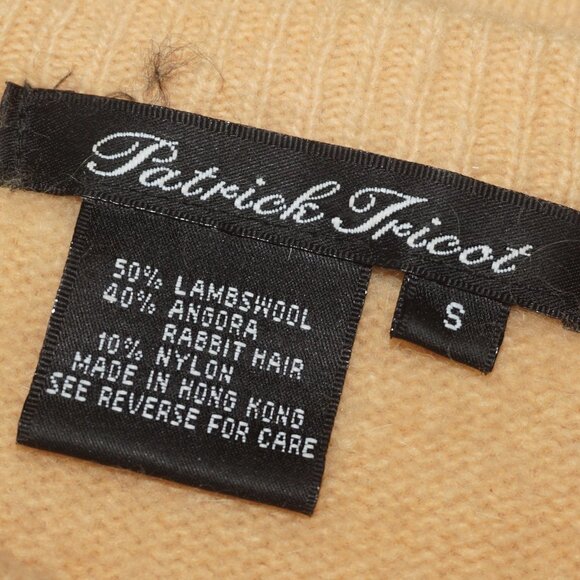 Vintage 80s Lambswool Angora Sweater Small - Picture 3 of 5